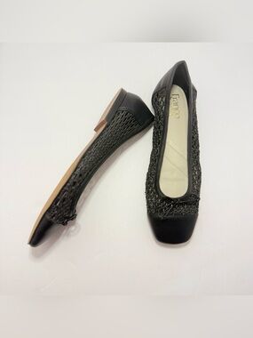 Franco Sarto Sample Woven Ballet Flats Black Women’s Est. Size 7